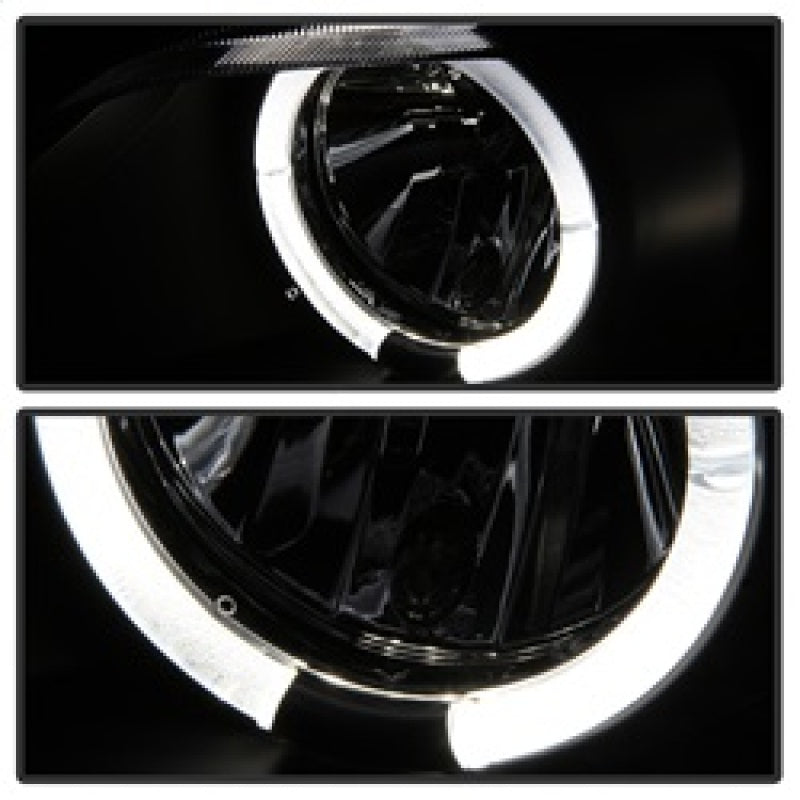 Spyder BMW Z3 96-02 Projector Headlights LED Halo Black High H1 Low H1 PRO-YD-BMWZ396-HL-BK