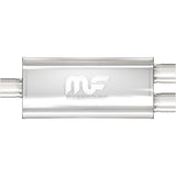 12258  -  Straight-Through Performance Muffler; 2.5/2.25in. Center/Dual;  5x18x8 Body