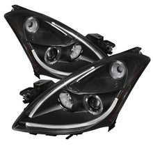 Load image into Gallery viewer, Spyder Nissan Altima 4Dr 10-12 Projector Headlights Light DRL LED Halo Blk PRO-YD-NA104D-LTDRL-BK