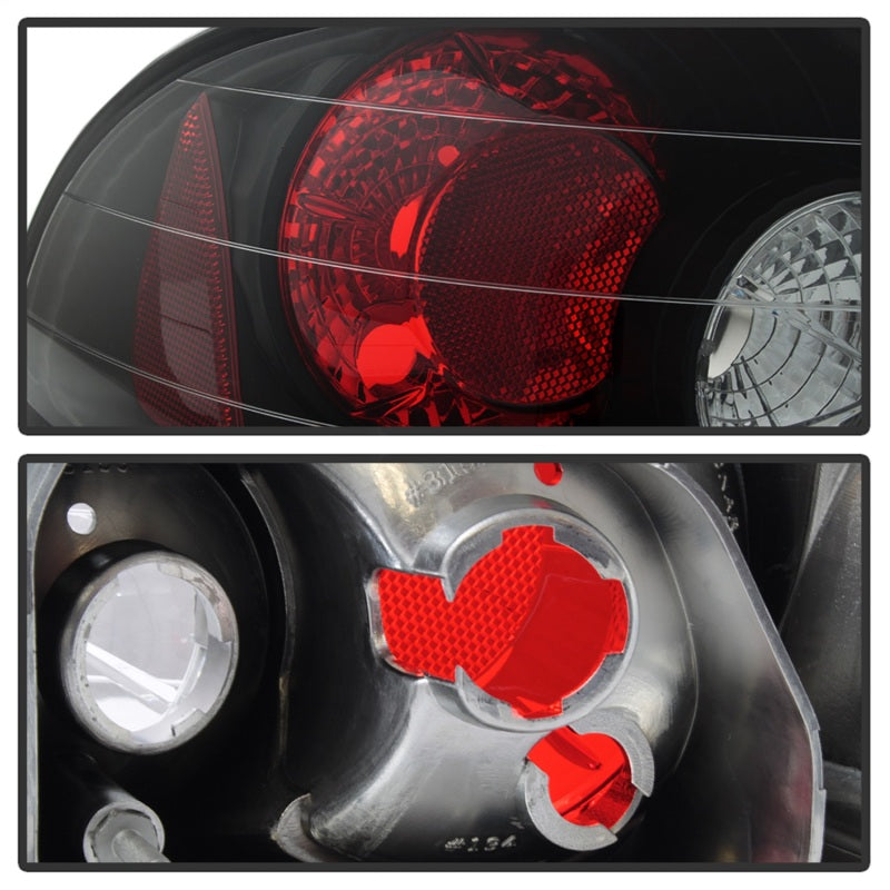 Spyder Toyota Corolla 98-02 Euro Style Tail Lights Black ALT-YD-TC98-BK