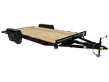 Car Hauler Trailer 18ft with 7k weight rating by Quality Steel and Aluminum - Model 8318CH7K