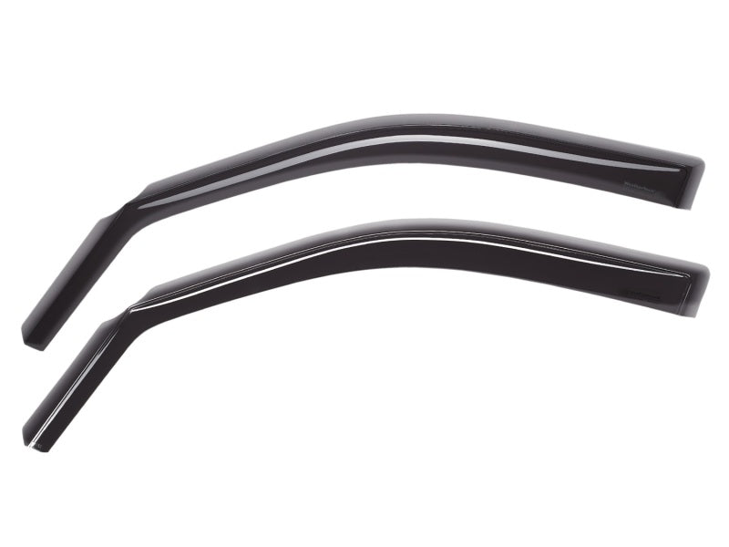 WeatherTech 06-09 Volkswagen Rabbit/GTI/R32 3 door Front Side Window Deflectors - Dark Smoke