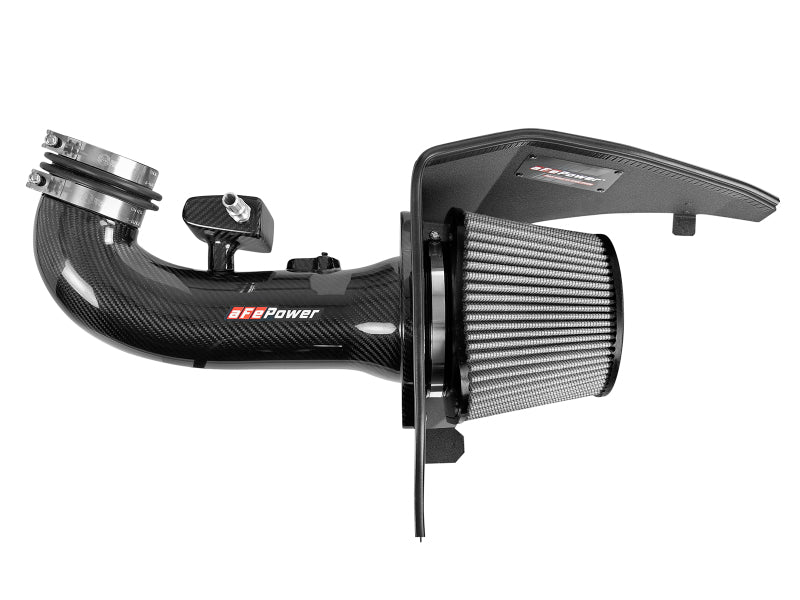 aFe 19-21 GM Trucks 5.3L/6.2L Track Series Carbon Fiber Cold Air Intake System W/ Pro Dry S Filters