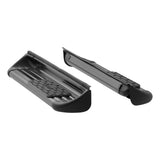 280741-580741  -  Black Stainless Steel Side Entry Steps, Select Silverado, Sierra Regular Cab