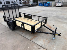 Load image into Gallery viewer, 5x12 Utility Trailer with Angle Iron Sides - Quality Steel and Aluminum  - Model 6212ANSA3.5K