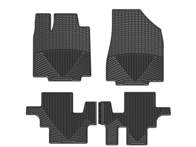 WT Rubber Mats - Rear - Blk