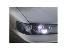 Load image into Gallery viewer, Spyder Honda Accord 94-97 1PC Projector Headlights LED Halo Amber Reflctr Blk PRO-YD-HA94-AM-BK