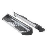 480752  -  Polished Stainless Steel Side Entry Steps, Select Toyota Tundra Double Cab