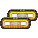 53123  -  SR-L Series Off-Road Spreader Pod, 3 Wire, Surface Mount, Amber Halo, Pair