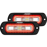 53222  -  SR-L Series Off-Road Spreader Pod, Flush Mount, Red Halo, Pair