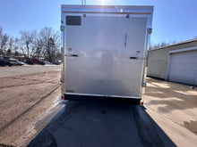 Load image into Gallery viewer, Enclosed Cargo Trailer 7x16 UTV +12in - 2 Tone 78&quot; ramp door opening with ramp door - HLAFTX716TA2+12 (Charcoal 2 tone)