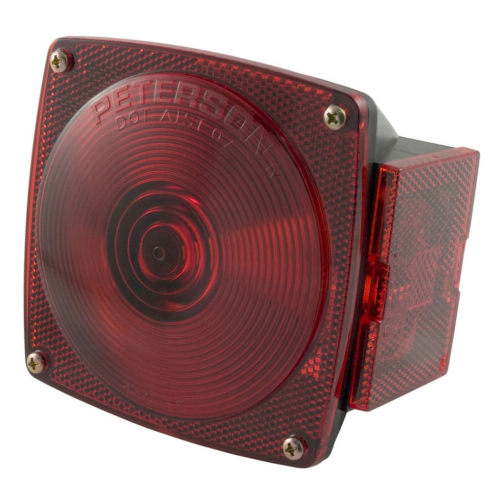 Peterson 4" Square Driver Side Tail Light- Under 80" #440R