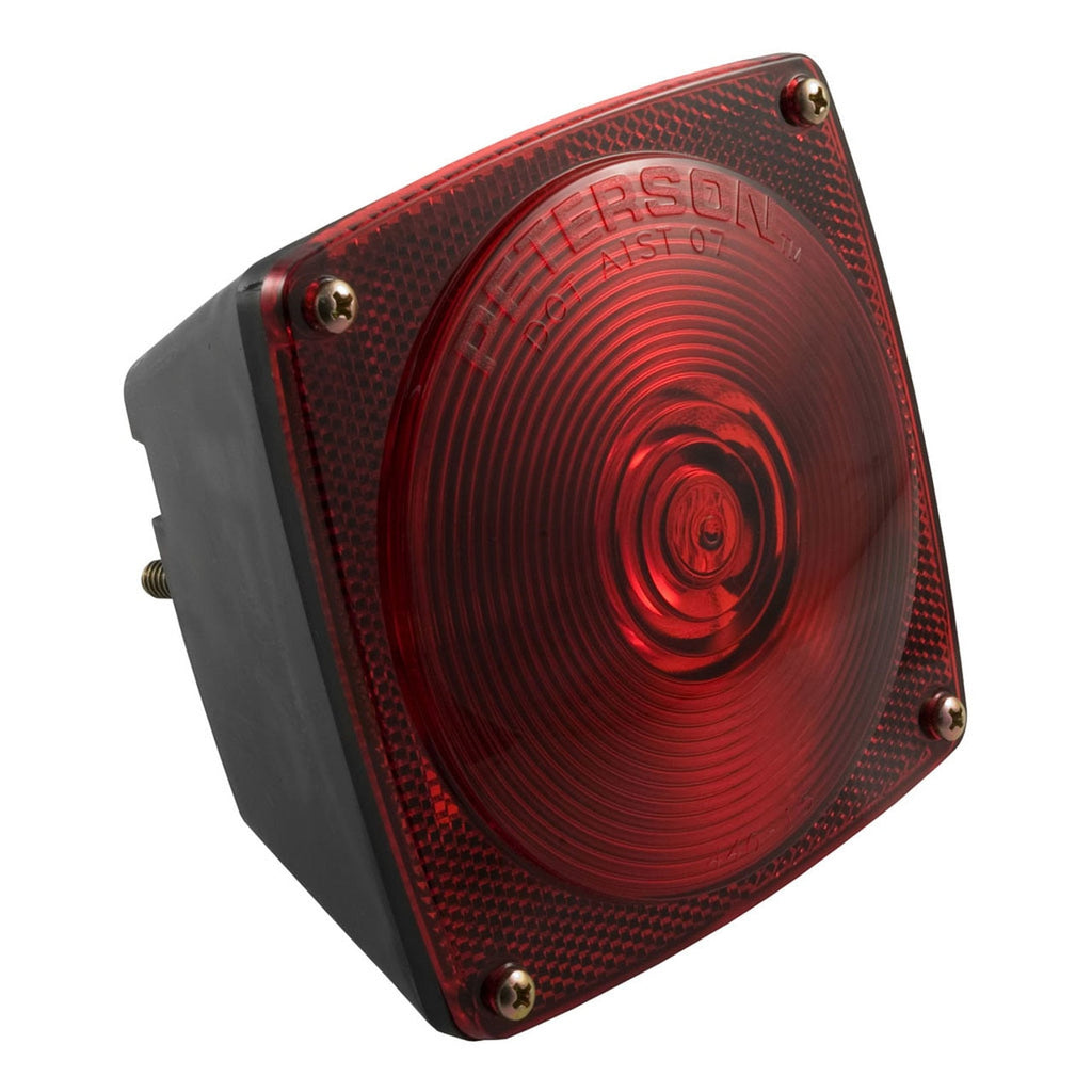 Peterson 4" Square Driver Side Tail Light- Under 80" #440R