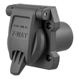 55416  -  Heavy-Duty Replacement OE 7-Way RV Blade Socket (Plugs into USCAR)