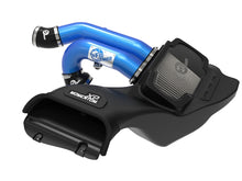 Load image into Gallery viewer, aFe 21-22 Ford F-150 Raptor V6-3.5L(tt) Momentum XP Cold Air Intake System Blue w/ Pro Dry S Filter