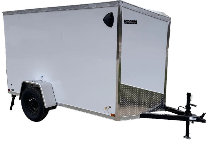 Enclosed Cargo Trailer 5x10 extra 6in height with ramp door - HLAFTX510SA