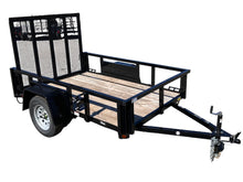 Load image into Gallery viewer, 5x8 Utility Trailer with Angle Iron Sides - Quality Steel and Aluminum  - Model 628ANSA3.5K