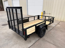 Load image into Gallery viewer, 5x10 Utility Trailer with Angle Iron Sides - Quality Steel and Aluminum  - Model 6210ANSA3.5K