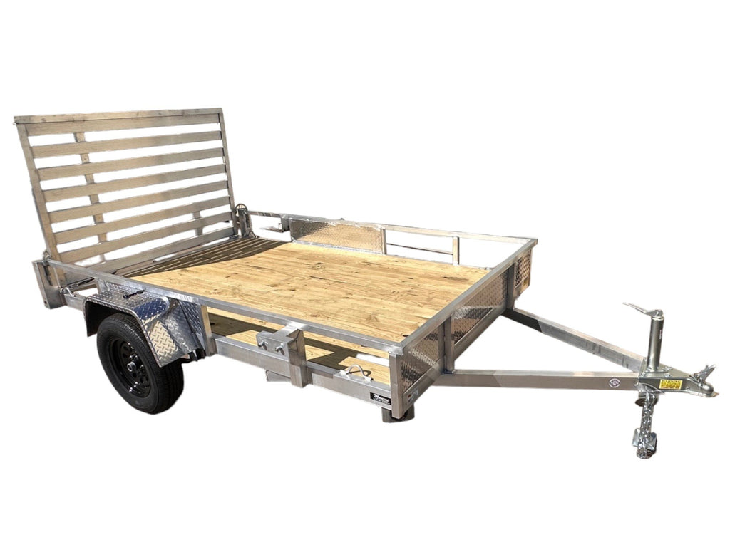 6x12 Aluminum Utility Trailer made by Quality Steel and Aluminum  - Model 7412ALSL3.5KSA