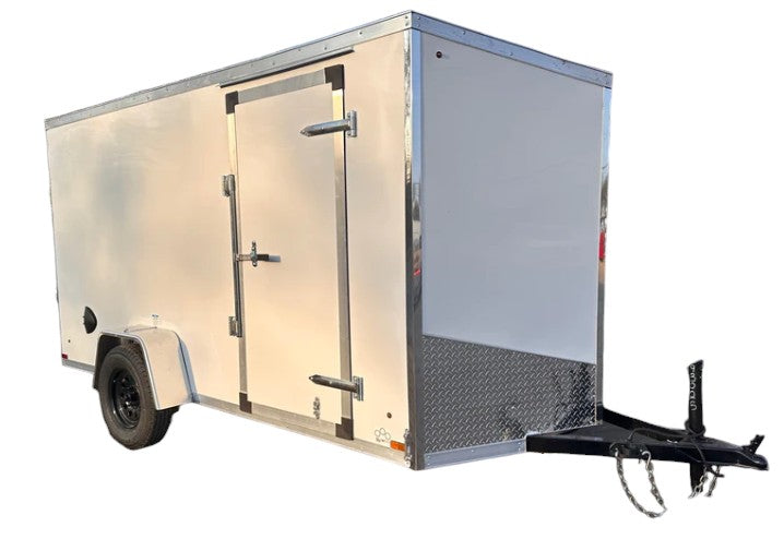 Enclosed Cargo Trailer 6x12 with ramp door - HLAFTX612SA