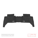 Sure-Fit Floor Liner; Black; Rear;