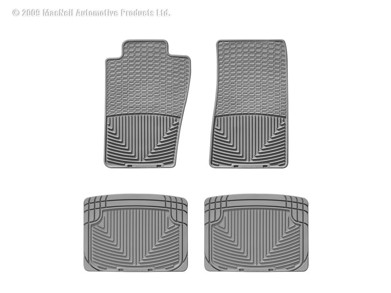 WT Rubber Mats - Front - Grey