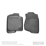 Profile Floor Liners; 2 pc.; Front; Black;