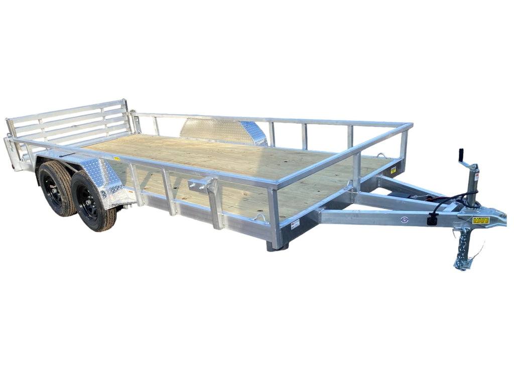 7x16 Aluminum Utility Trailer made by Quality Steel and Aluminum  - Model 8216ALSLTA7K