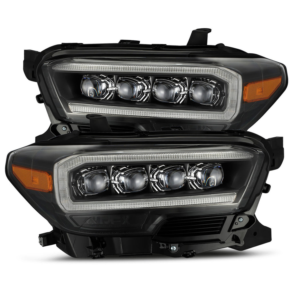 880707  -  LED Projector Headlights Plank Style Design Black