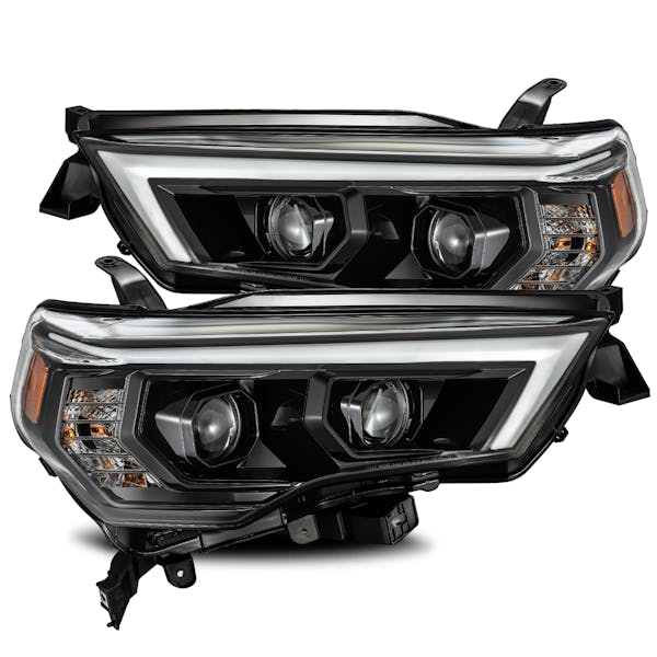 880720  -  LED Projector Headlights Plank Style Design Midnight Black