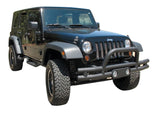 88625  -  Double Tube Bumper Textured Black - Front with Light Pod & Stinger