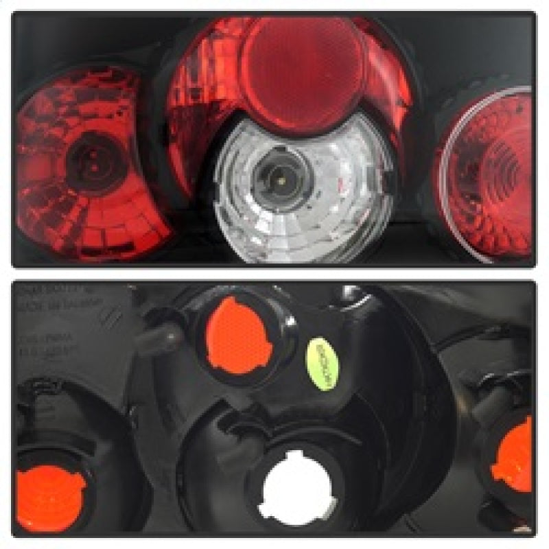 Spyder Toyota Corolla 93-97 Euro Style Tail Lights Black ALT-YD-TC93-BK