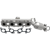 5582217  -  Catalytic Converter with Integrated Exhaust Manifold