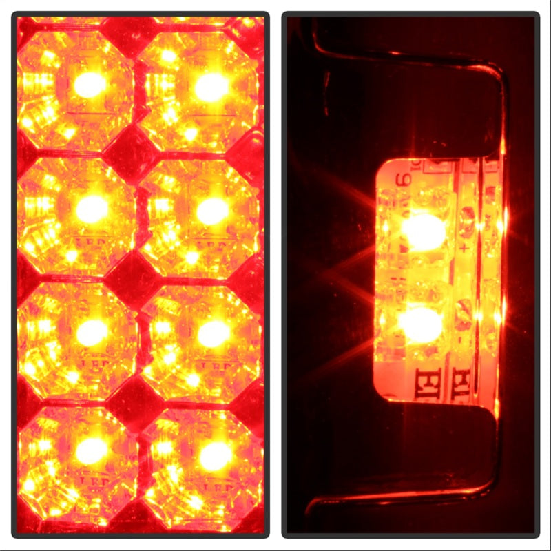 Spyder Ford F150 side 97-03/F250/350 Duty 99-07 LED Tail Lights Red Clear ALT-YD-FF15097-LED-RC