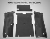 BTLJ04R  -  JEEP BEDTRED 03-06 JEEP LJ UNLTD REAR 4PC CARGO KIT (INC TLGTE & TUB LINER)