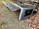 Used Ford F150 8' Long Bed 2009-2014 Fiberglass Truck Cap Gray (UJ)  CODE: CJR Location: A-6-1