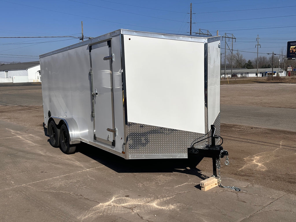 Enclosed Cargo Trailer 7x16 with ramp door - HLAFTX716TA2