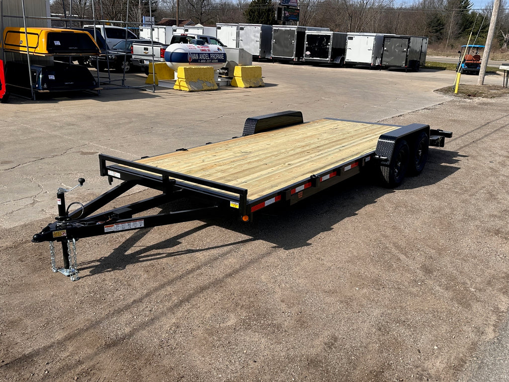 Car Hauler Trailer 20ft with 10K weight rating by Quality Steel and Aluminum - Model 8320CH10K