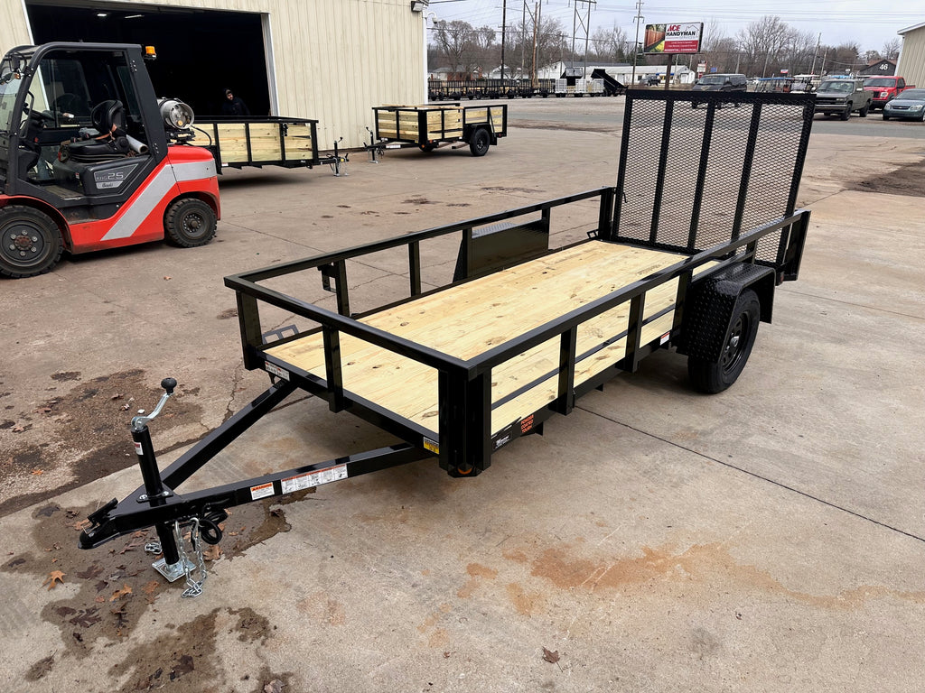 5x12 Utility Trailer with Angle Iron Sides - Quality Steel and Aluminum  - Model 6212ANSA3.5K