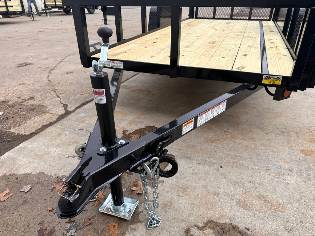 6x10 Utility Trailer with Angle Iron Sides - Quality Steel and Aluminum  - Model 7410ANSA3.5K