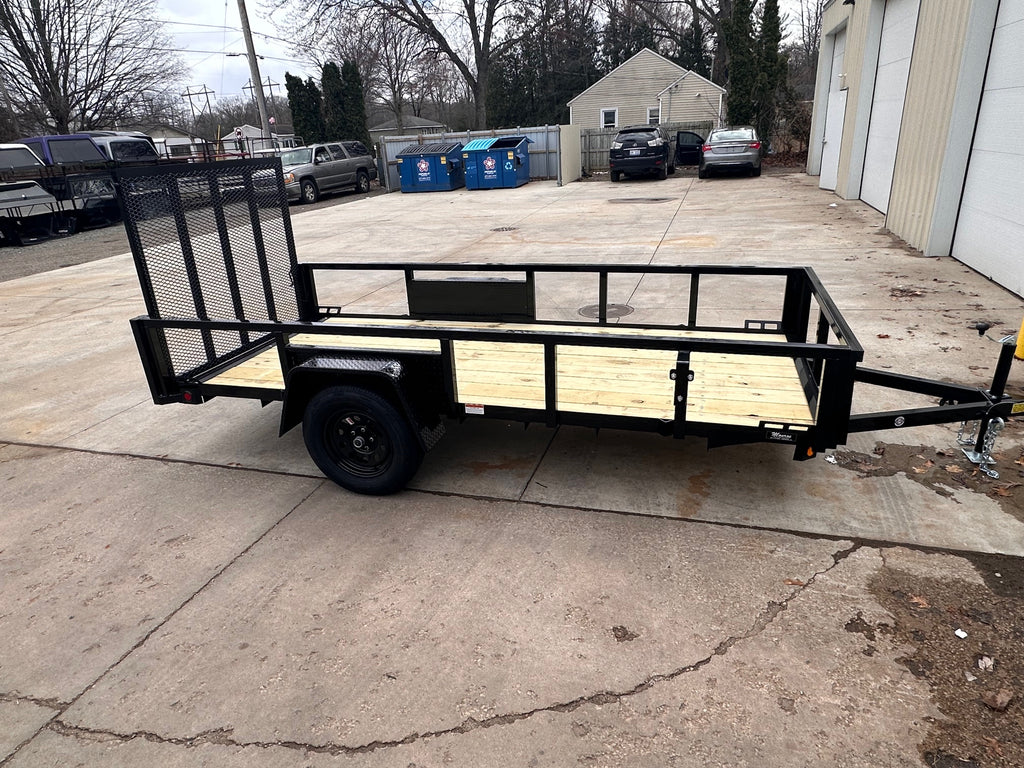 5x12 Utility Trailer with Angle Iron Sides - Quality Steel and Aluminum  - Model 6212ANSA3.5K