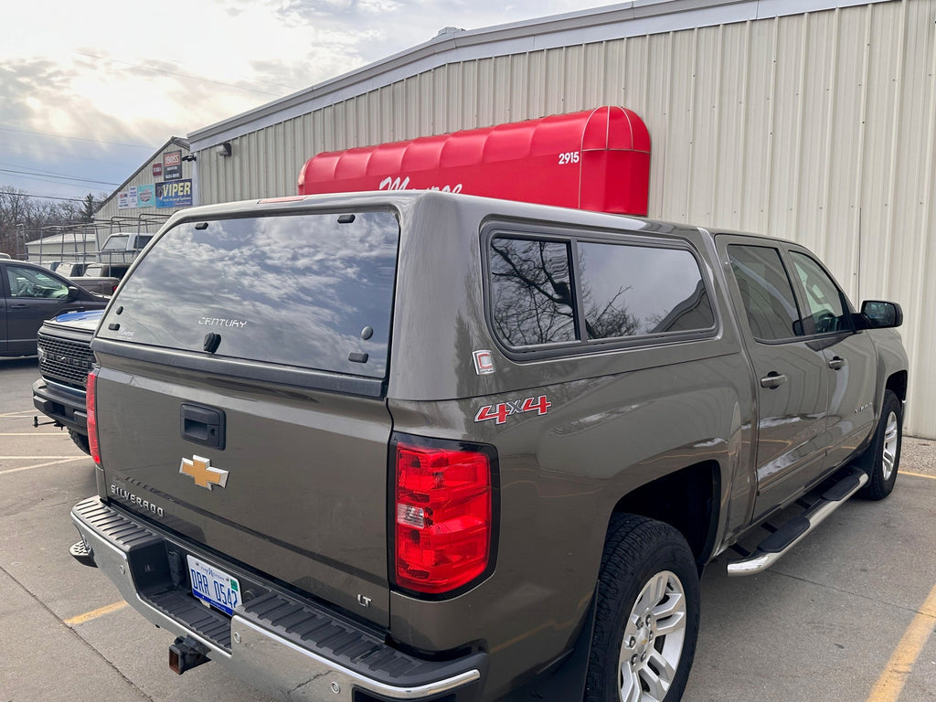 Used Chevy Silverado 2014-2018 Crew 5.8' extra short bed used topper LOCATION:  N-3-1  CODE: CPZ