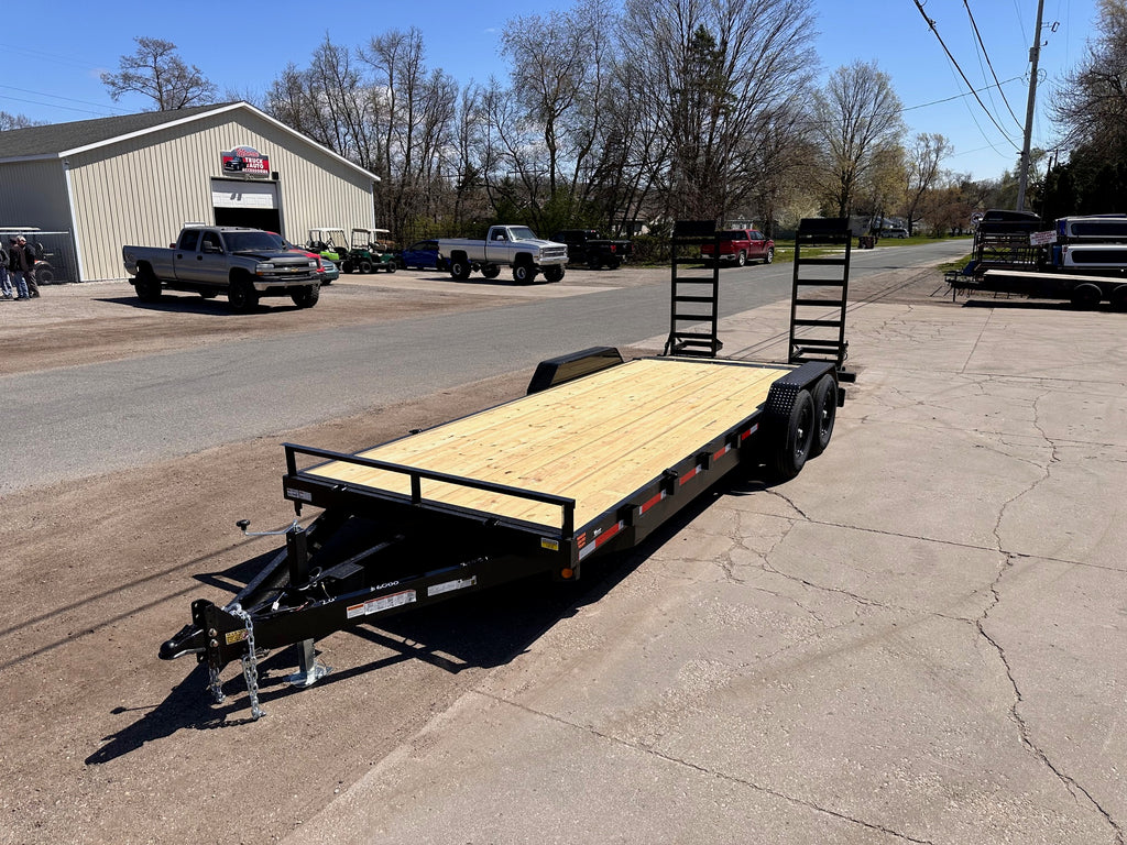Equipment Hauler Trailer 20ft with 14K weight rating by Quality Steel and Aluminum - Model 8320EH14K