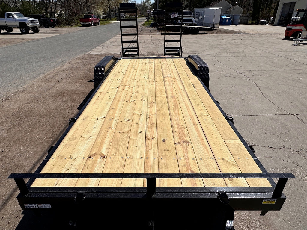 Equipment Hauler Trailer 20ft with 14K weight rating by Quality Steel and Aluminum - Model 8320EH14K