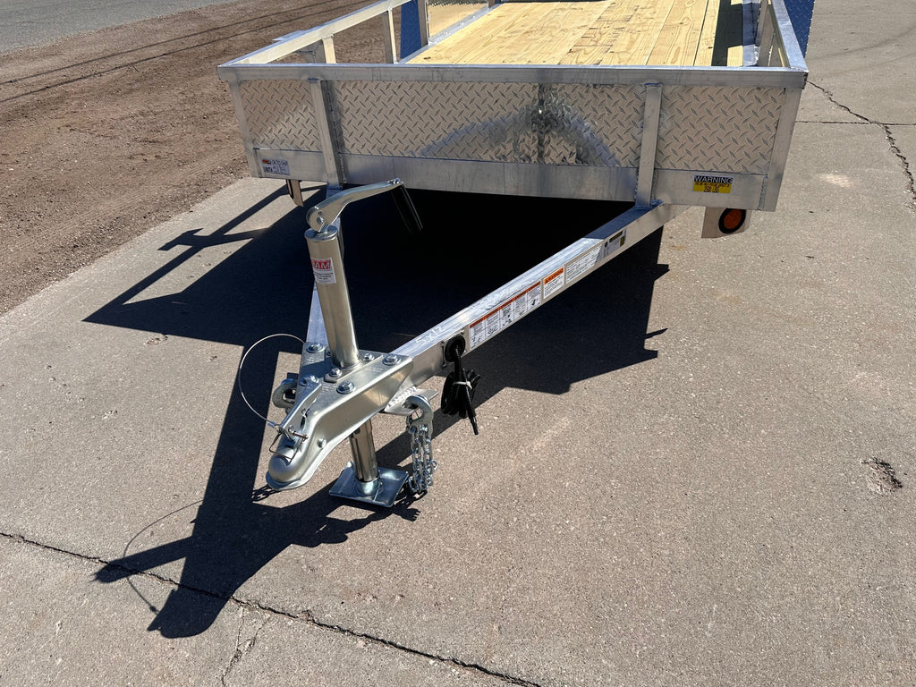 5x12 Aluminum Utility Trailer made by Quality Steel and Aluminum  - Model 6212ALSLSA3.5K