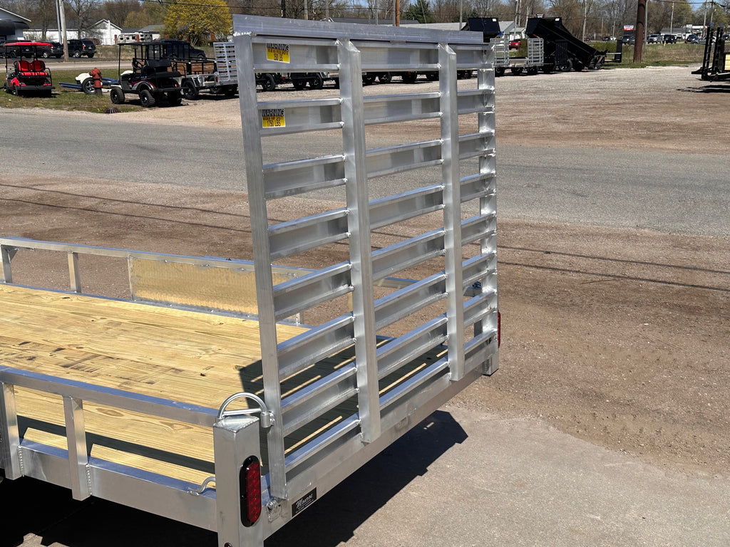 6x10 Aluminum Utility Trailer made by Quality Steel and Aluminum  - Model 7410ALSL3.5KSA