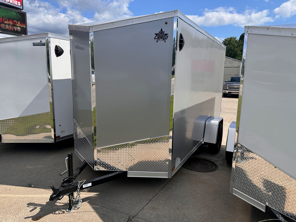 Enclosed Cargo Trailer 6x12 with ramp door - HLAFTX612SA