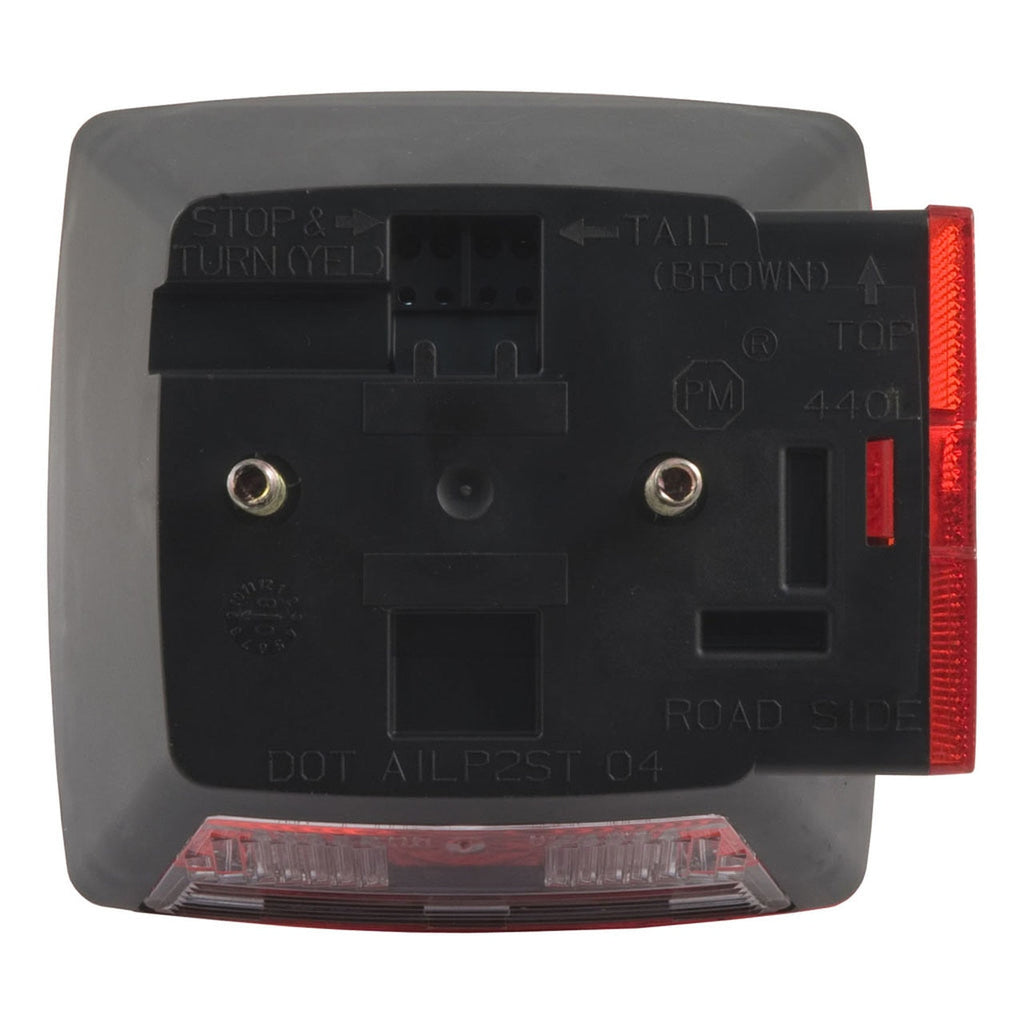 Peterson 4" Square Passenger Side Tail Light- Under 80" #440L