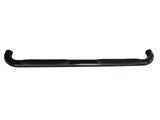 1130341993  -  3 Inch Round Bent Powder Coated Black Steel Without End Caps Rocker Panel Mount