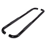 1170710063  -  3 Inch Round Bent Powder Coated Black Steel With Plastic End Caps